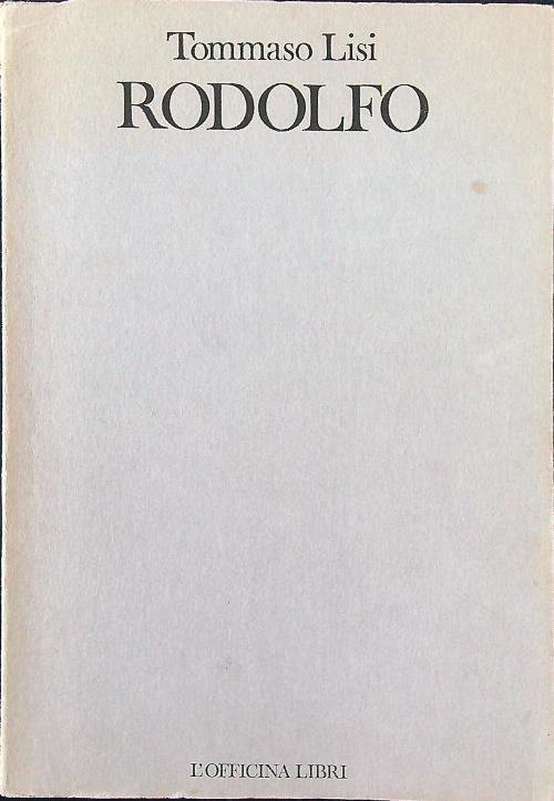 Rodolfo - Tommaso Lisi - copertina