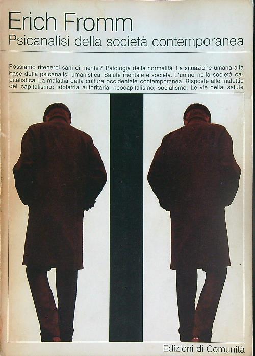 Psicoanalisi della società contemporanea - Erich Fromm - copertina