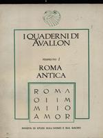 I quaderni di Avallon n. 1/1982-1983 - Roma Antica