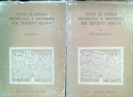 Studi di Storia medievale e moderna. 2 Volumi - Ernesto Sestan - copertina