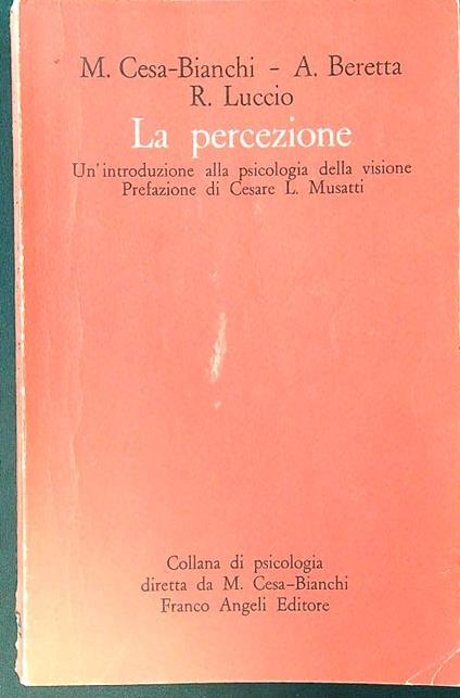 La percezione - copertina