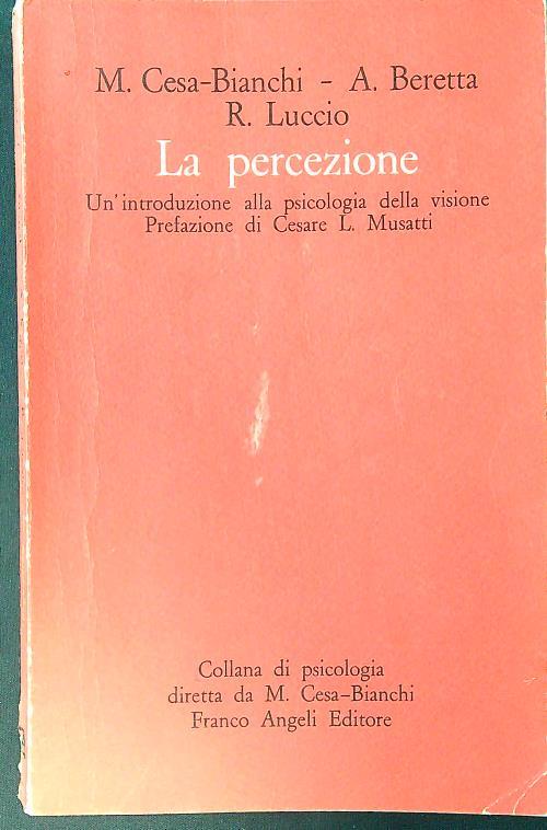 La percezione - copertina