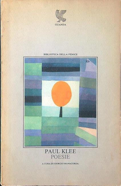 Poesie - Paul Klee - copertina