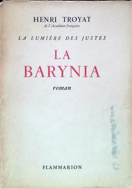 La Barynia - Henri Troyat - copertina