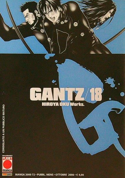 Gantz/18 - Hiroya Oku - copertina