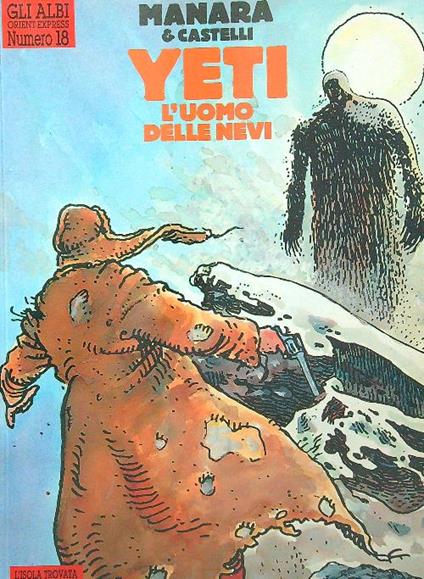 Yeti - L'uomo delle nevi - Milo Manara - copertina
