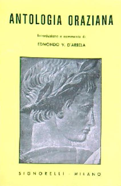 Antologia oraziana - Edmondo D'Arbela - copertina