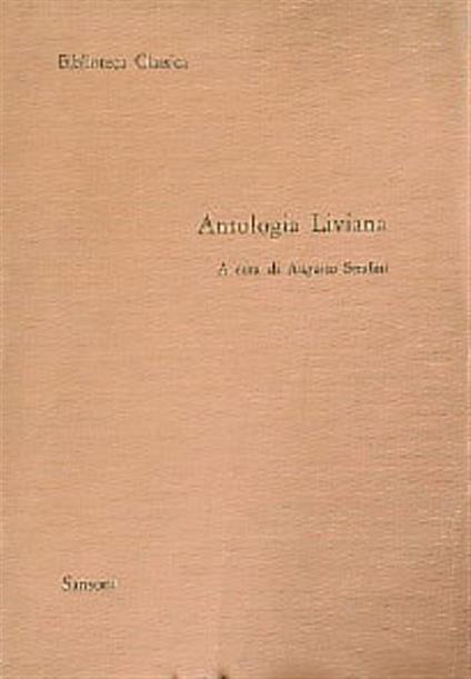 Antologia liviana - Augusto Serafini - copertina