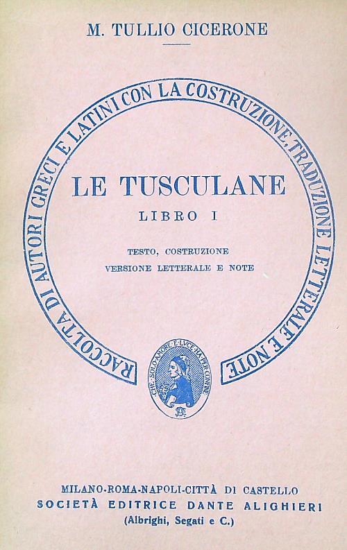 Le tusculane. Libro I