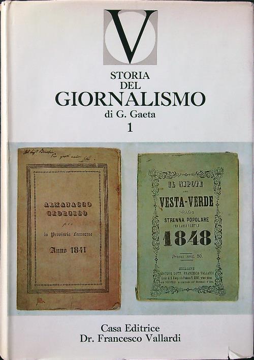 Storia del giornalismo 2 vv - Giuliano Gaeta - copertina
