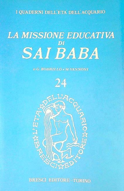 La missione educativa di Sai Baba - Germana Bodrillo - copertina