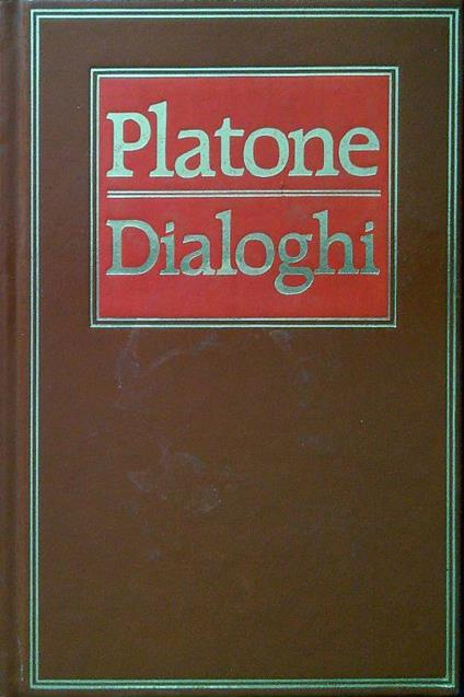 Dialoghi - Platone - copertina