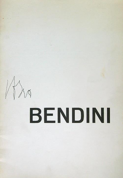 Bendini - Maurizio Calvesi - copertina