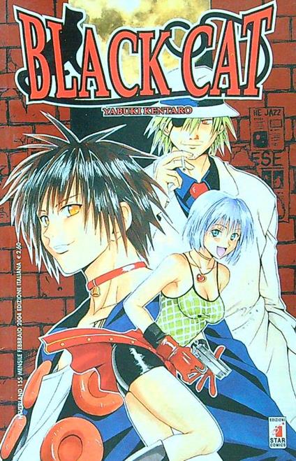 Black Cat 1 - Tabuki Kentaro - copertina