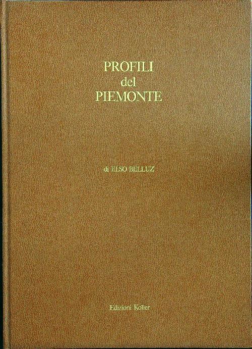 Profili del Piemonte - Elso Belluz - copertina