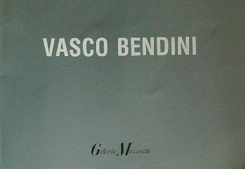 Vasco Bendini - Flaminio Gualdoni - copertina