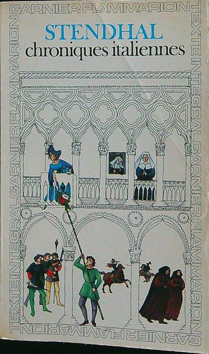 Chroniques italiennes - Stendhal - copertina