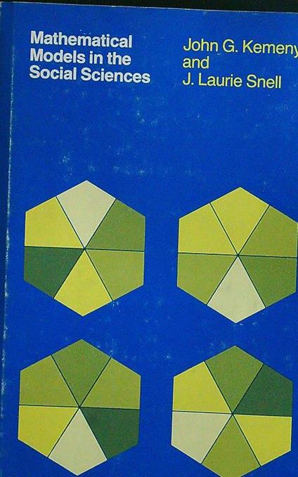 Mathematical models in the social sciences - copertina