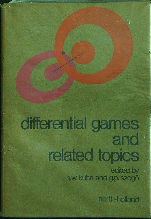 Differential games and related topics - copertina