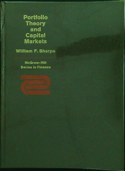 Portfolio theory and capital markets - William F. Sharpe - copertina