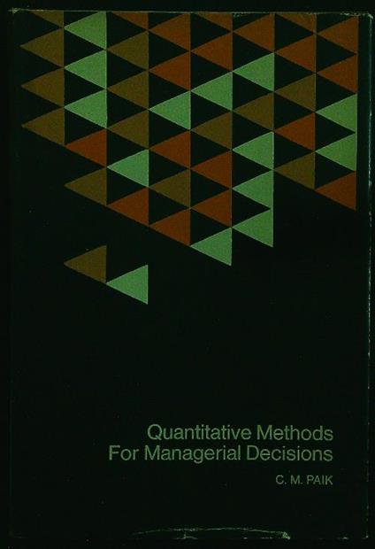 Quantitative methods for managerial decisions - Paik - copertina