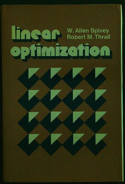 Linear optimization - Spivey - copertina