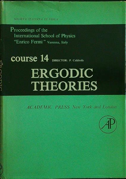 Ergodic theories - copertina