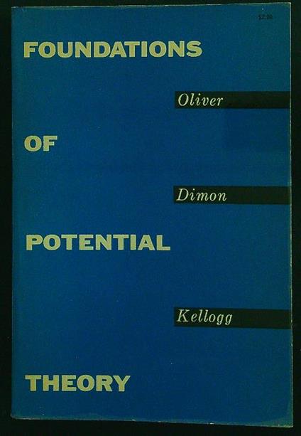 Foundations of potential theory - copertina