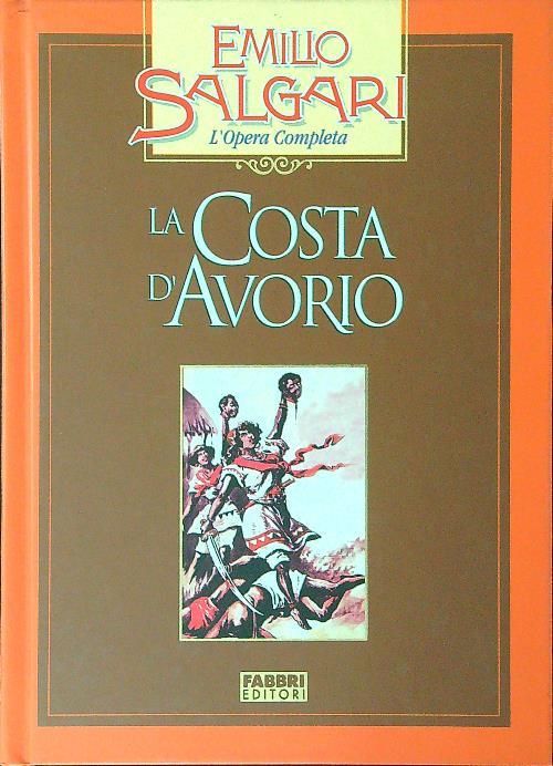 La  costa d' Avorio - Emilio Salgari - copertina