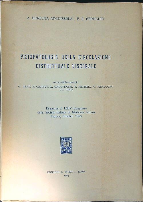 Fisiopatologia della circolazione distrettuale viscerale