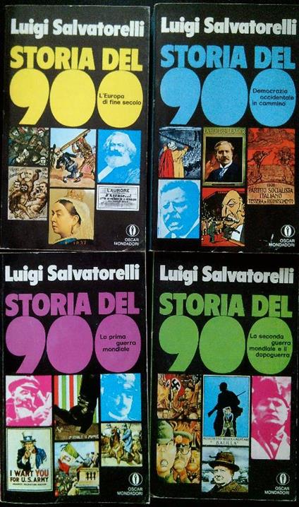 Storia del Novecento. 4 Volumi - Luigi Salvatorelli - copertina