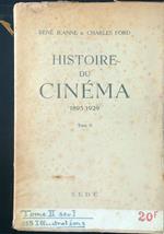 Histoire du cinema 1895-1929 tome II