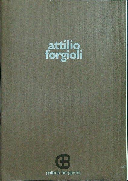 Attilio Forgioli - copertina