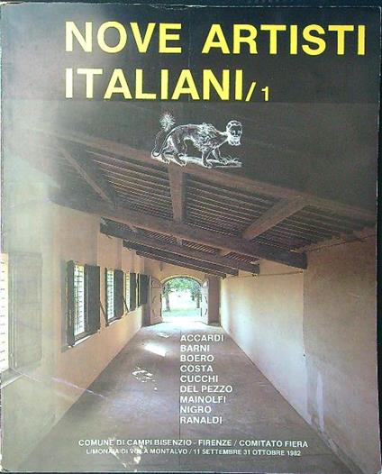 Nove artisti italiani / 1 - Vanni Bramanti - copertina