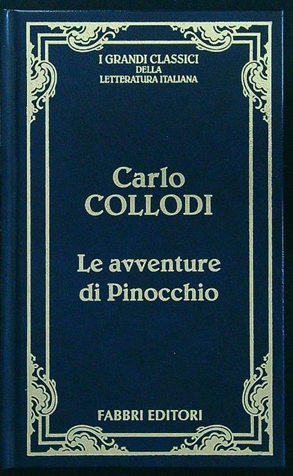 Le avventure di Pinocchio - Carlo Collodi - copertina