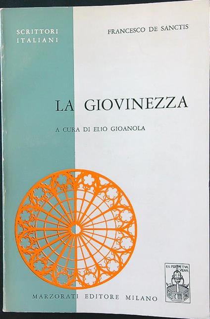 La giovinezza - Francesco De Sanctis - copertina
