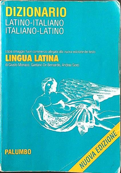 Dizionario latino-italiano italiano-latino - copertina