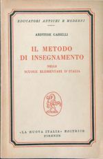 Il metodo di insegnamento nelle scuole elementari d'Italia