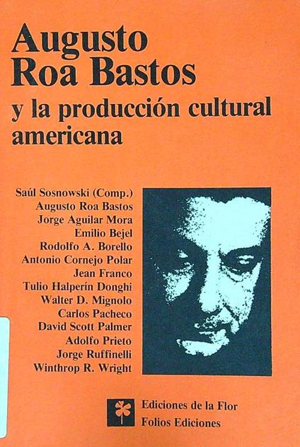 Augusto Roa Bastos - copertina