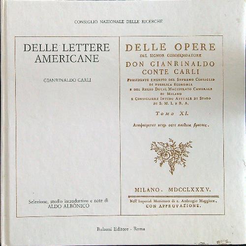 Delle lettere americane