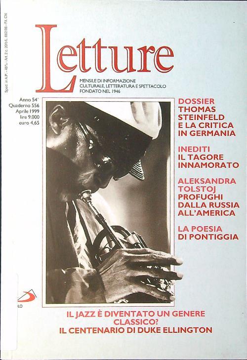 Letture - 556/Aprile 1999 - copertina