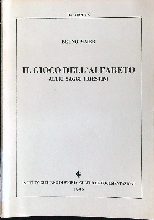 Il gioco dell'alfabeto