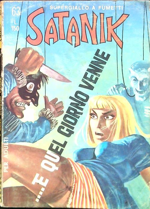 Satanik 63. E quel giorno venne... - copertina