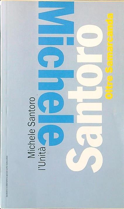 Oltre Samarcanda - Michele Santoro - copertina