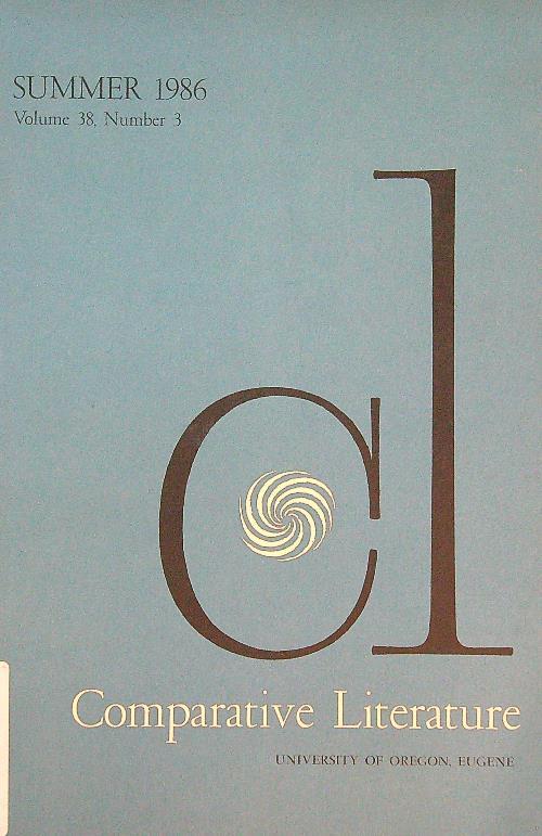 Comparative Literature. Summer 1986 vol.38 n.3