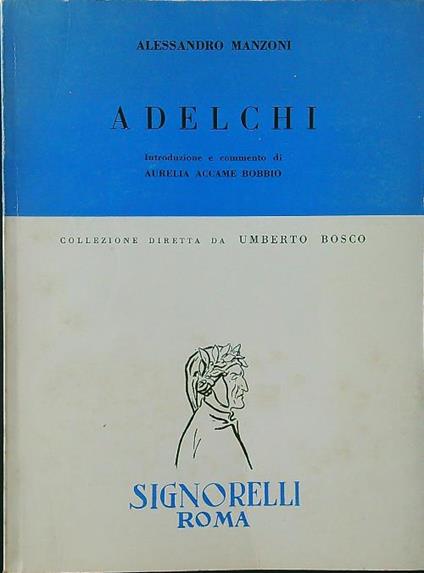 Adelchi - Alessandro Manzoni - copertina