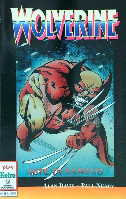 Play Extra n.28 - Wolverine  - copertina