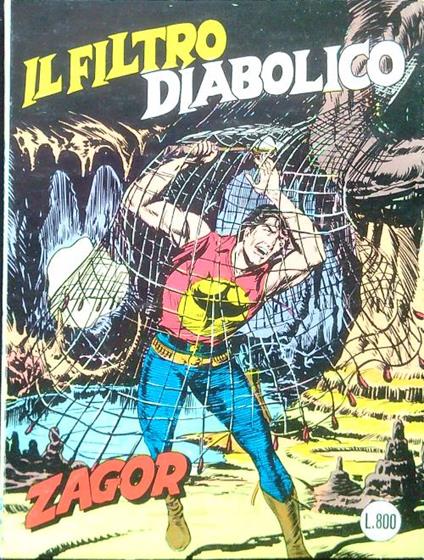Zagor 256. Il filtro diabolico - copertina