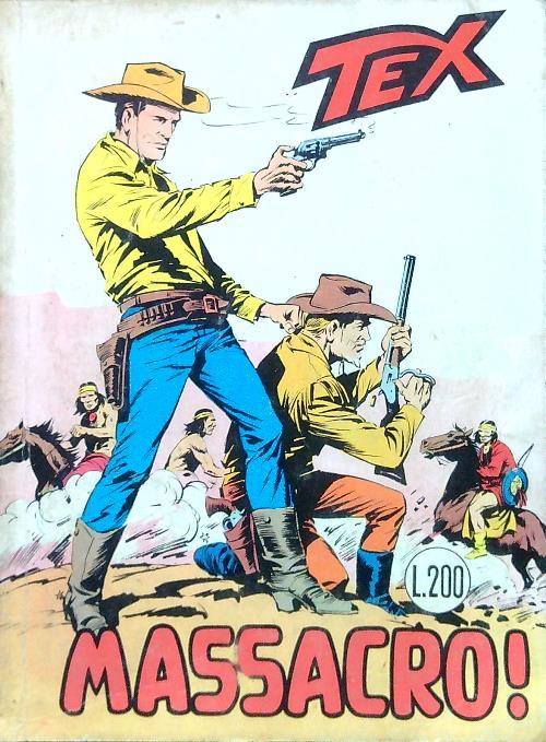 Tex 109. Massacro! - copertina