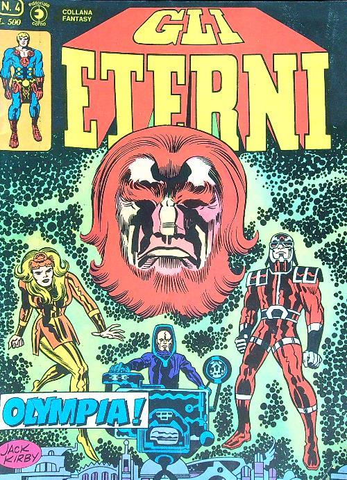 Gli  eterni n.4 - Olympia! - Jack Kirby - copertina